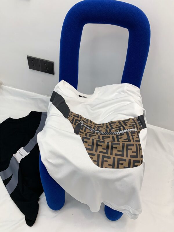 Fendi Crossbody Saddle Bag Short Sleeve Only Printed Version