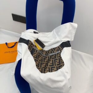 Fendi Crossbody Saddle Bag Short Sleeve Only Printed Version