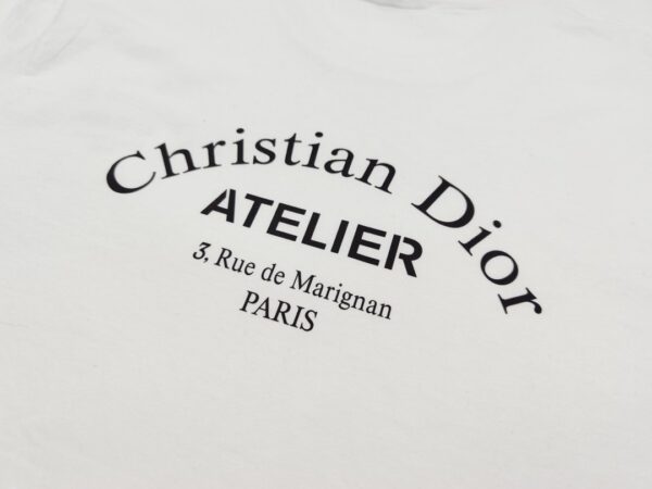 Christian Dior Short-Sleeved T-Shirt With Large Print And Simple Letters